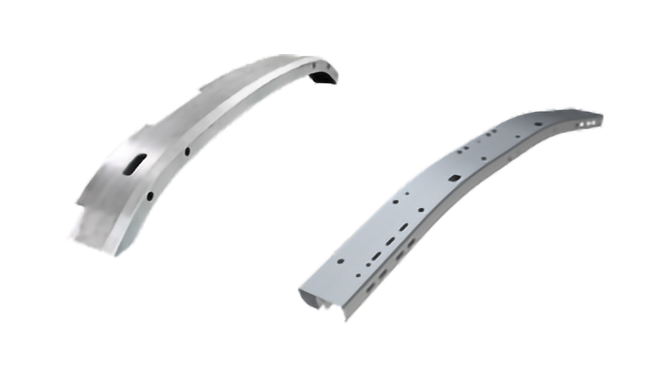 Automotive components requiring laser cutting and CNC milling and drilling